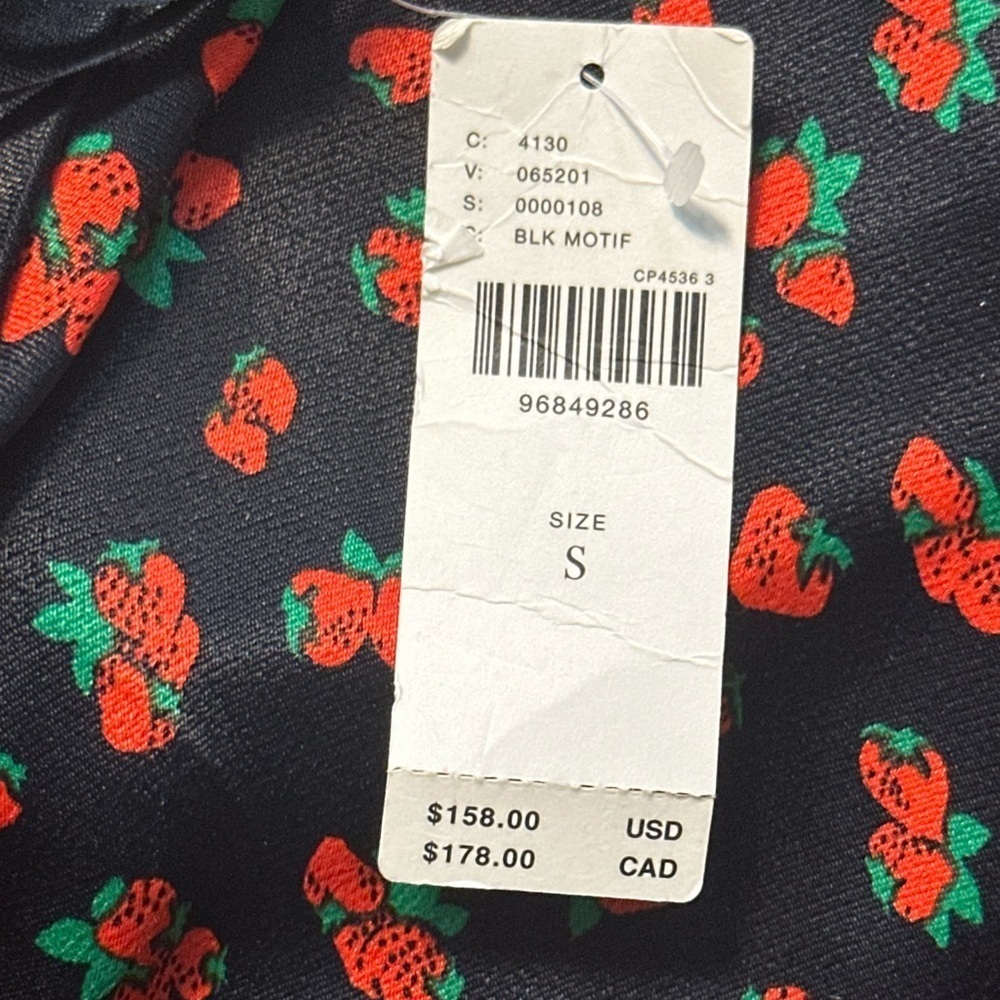 NWT! The Tilda Floral Strapless Black Slip Dress By Anthropologie - Multiple🚦 - Picture 10 of 13